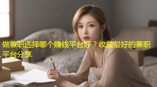 做兼职选择哪个赚钱平台好？收益最好的兼职平台分享